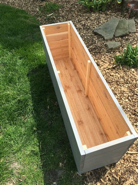 long planter boxes for outdoors